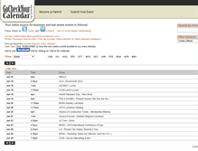 Tablet Screenshot of gocheckyourcalendar.com
